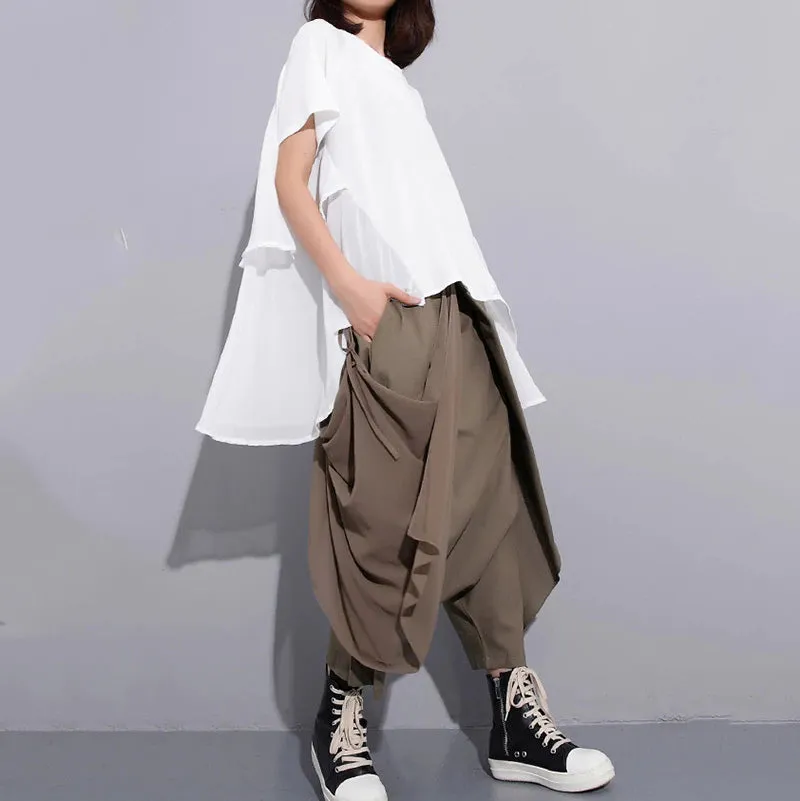Women's Spring Elastic High-Waist Long Pants