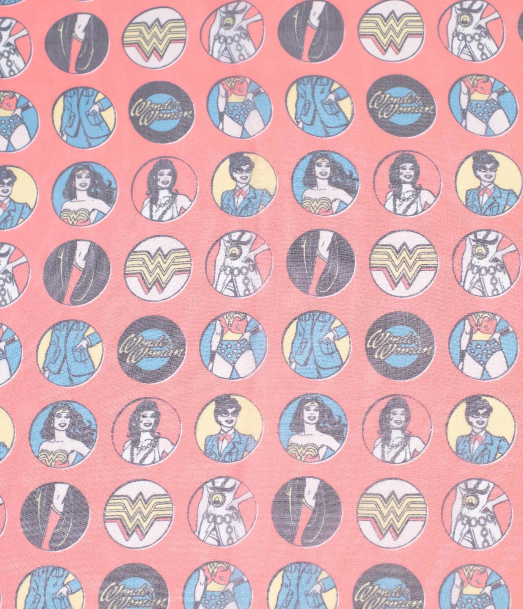 Wonder Woman Polka Dot Collage Hair Scarf