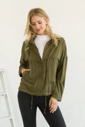 Zipup Parachute Jacket