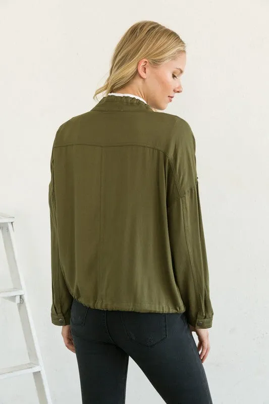 Zipup Parachute Jacket