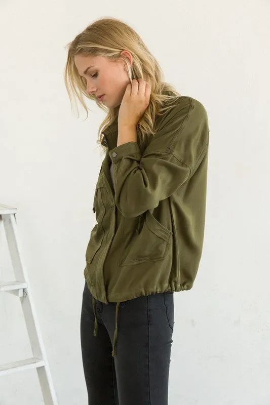 Zipup Parachute Jacket